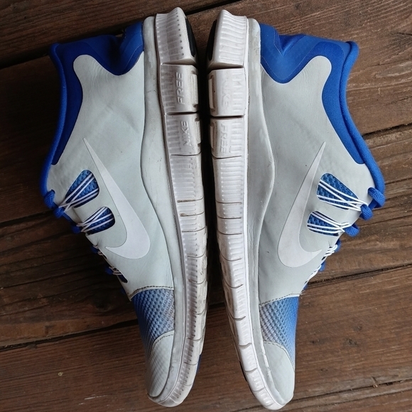Mens Nike Free 5.0 Breathe Grey Blue 579960 410 sz - Picture 9 of 11